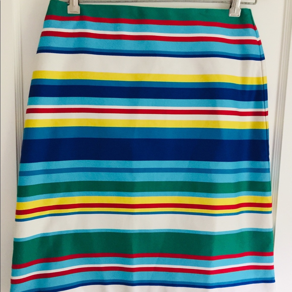 ✨ Bright Stripe Pencil Skirt from Talbots- NEW!! ✨